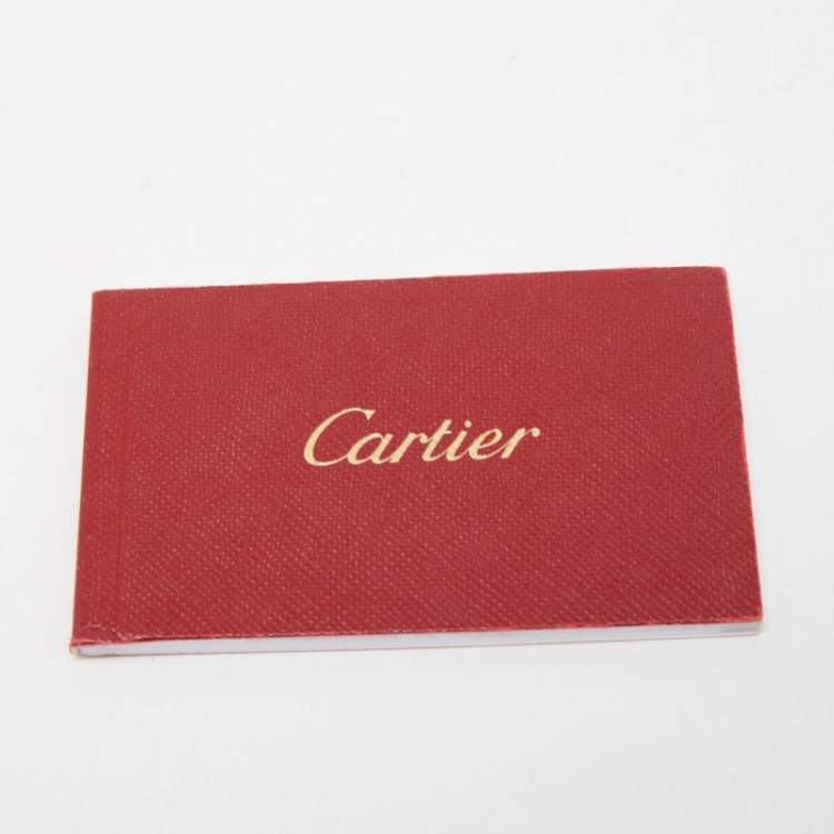 Pre Owned Cartier Metallic Beige Leather Mini C De Cartier Satchel
