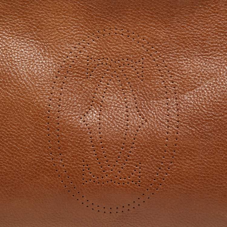 Pre Owned Cartier Brown Leather Small Marcello De Cartier Tote