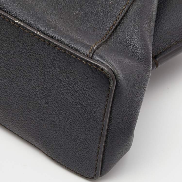 مملوكة مسبقًا Cartier Black Leather Mini C de Cartier Satchel