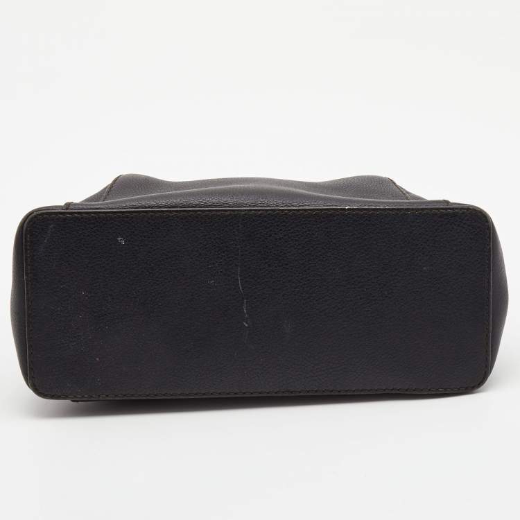 مملوكة مسبقًا Cartier Black Leather Mini C de Cartier Satchel