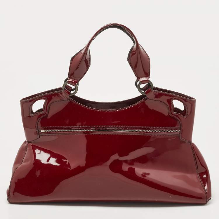 مملوكة مسبقًا Cartier Red Patent Leather Medium Marcello de Cartier Bag