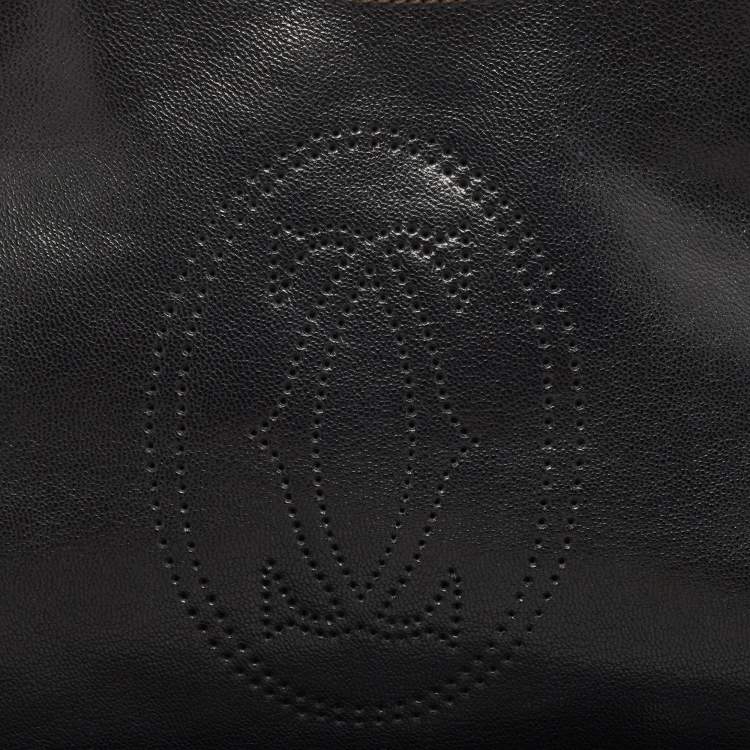 Pre Owned Cartier Black Leather Small Marcello De Cartier Bag