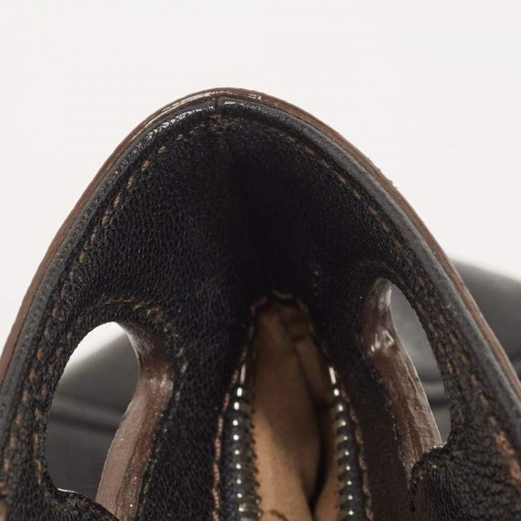 Pre Owned Cartier Black Leather Small Marcello De Cartier Bag