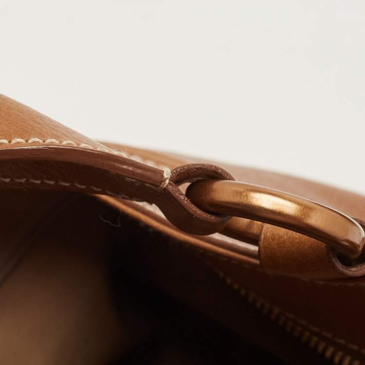 Pre Owned Cartier Brown Leather Marcello De Cartier Satchel