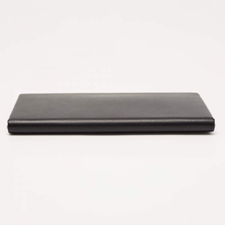 مملوكة مسبقًا Cartier Black Patent Leather Frame Clutch