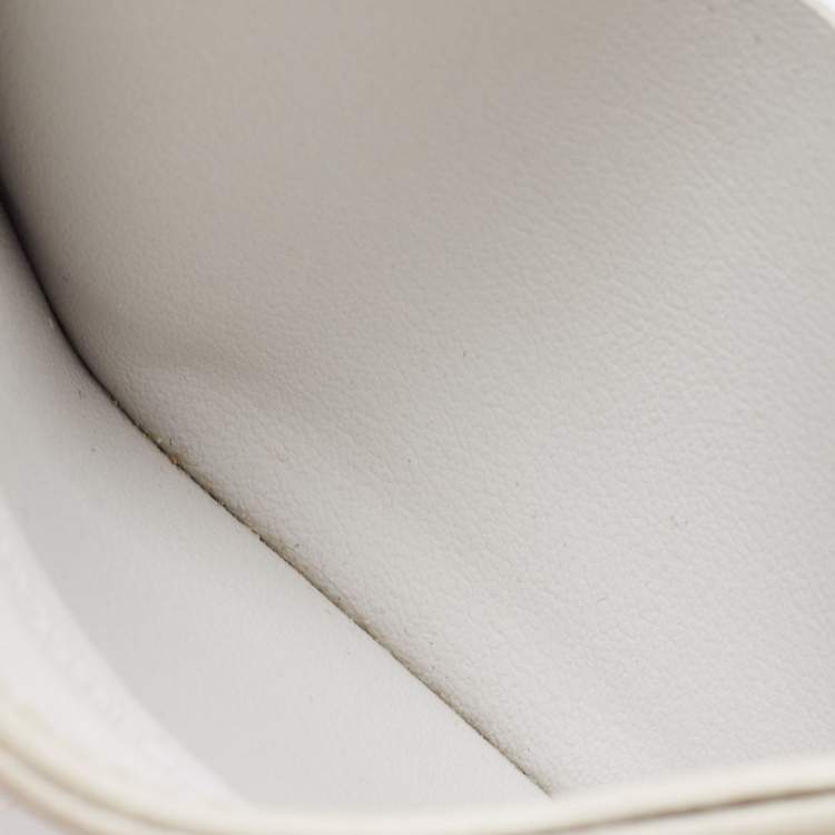 مملوكة مسبقًا Cartier White Leather  Must de Cartier Card Holder