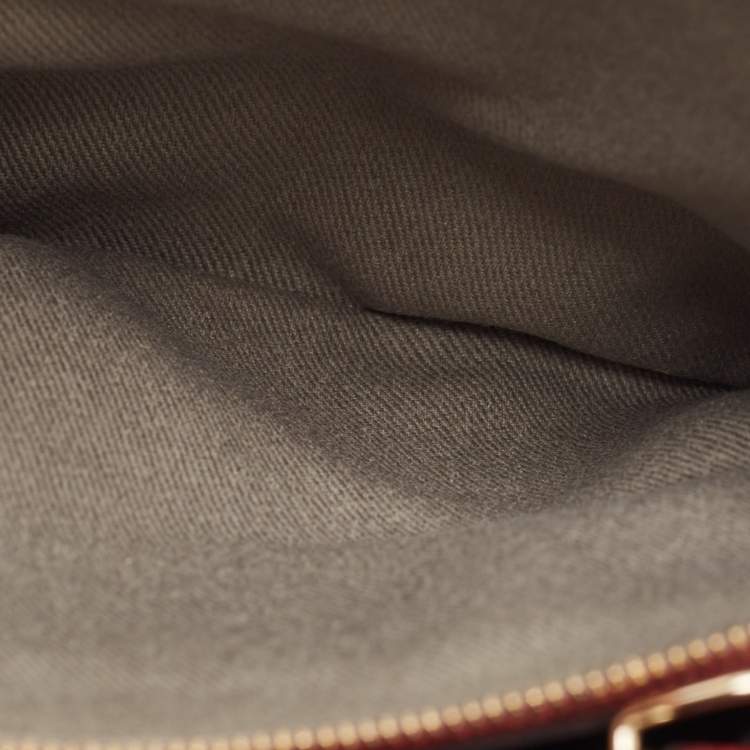 مملوكة مسبقًا Cartier Dark Red Leather Mini C de Cartier Satchel