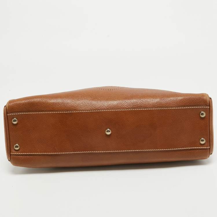 Pre Owned Cartier Brown Leather Small Marcello de Cartier Bag