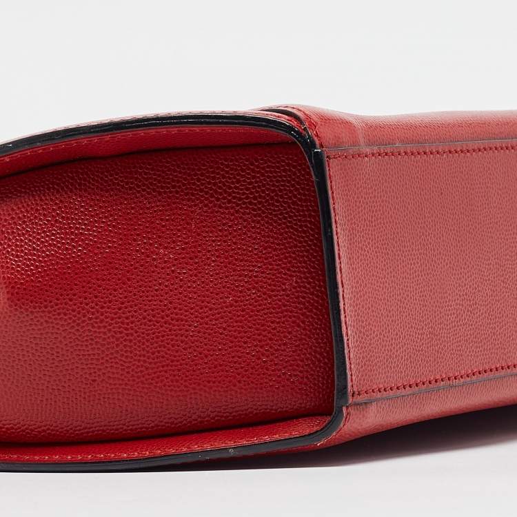 Pre Owned Cartier Red Leather Panthere Shoulder Bag