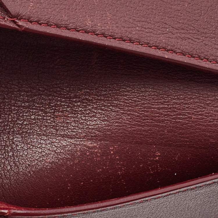 Pre Owned Cartier Black Leather Must De Cartier Card Case