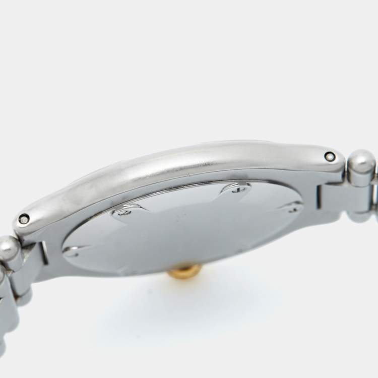 Pre Owned Cartier White Stainless Steel Must De Cartier Women's Wristwatch 31 mm