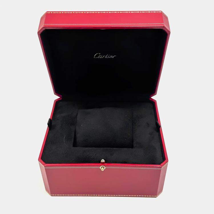 Pre Owned Cartier Silver 18k White Gold Tortue WA507231 Manual Winding Women's Wristwatch 28 mm
