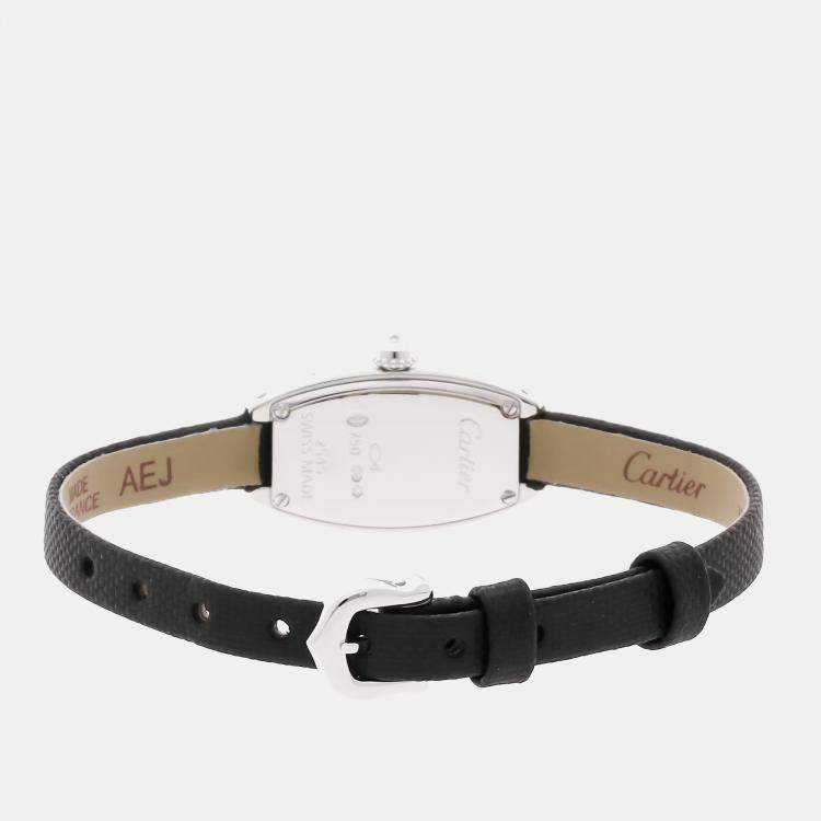 Pre Owned Cartier Mini Tonneau WJ200428 15 mm Quartz Women's Wristwatch