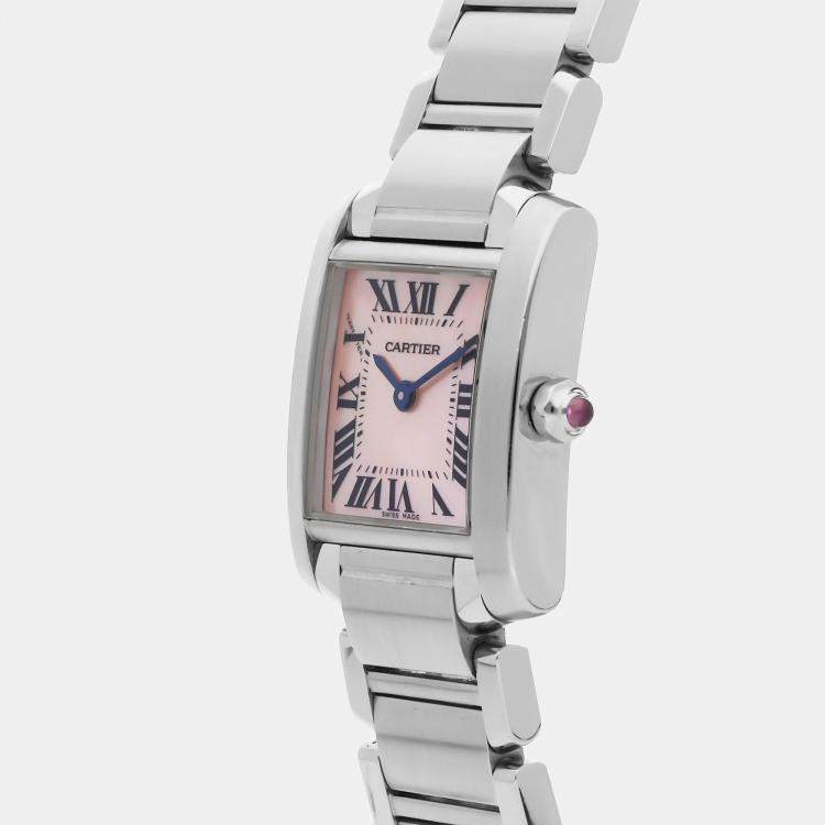 Pre Owned Pre-Owned Cartier Tank Francaise W51028Q3 25x20mm