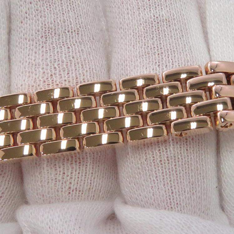 Pre Owned Cartier Silver 18k Rose Gold Panthere De Cartier WJPN0045 Quartz Women's Wristwatch 21 mm