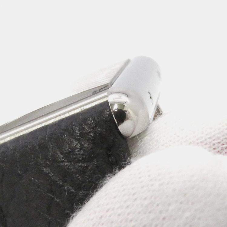 Pre Owned Cartier Tank WSTA0042 Quartz Silver Stainless Steel Women's Wristwatch 22 mm