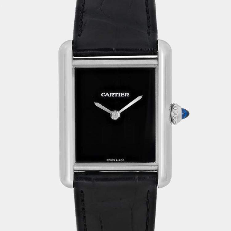 Pre Owned Cartier Tank Must WSTA0072 Quartz Stainless Steel Women's Wristwatch 25.5 mm
