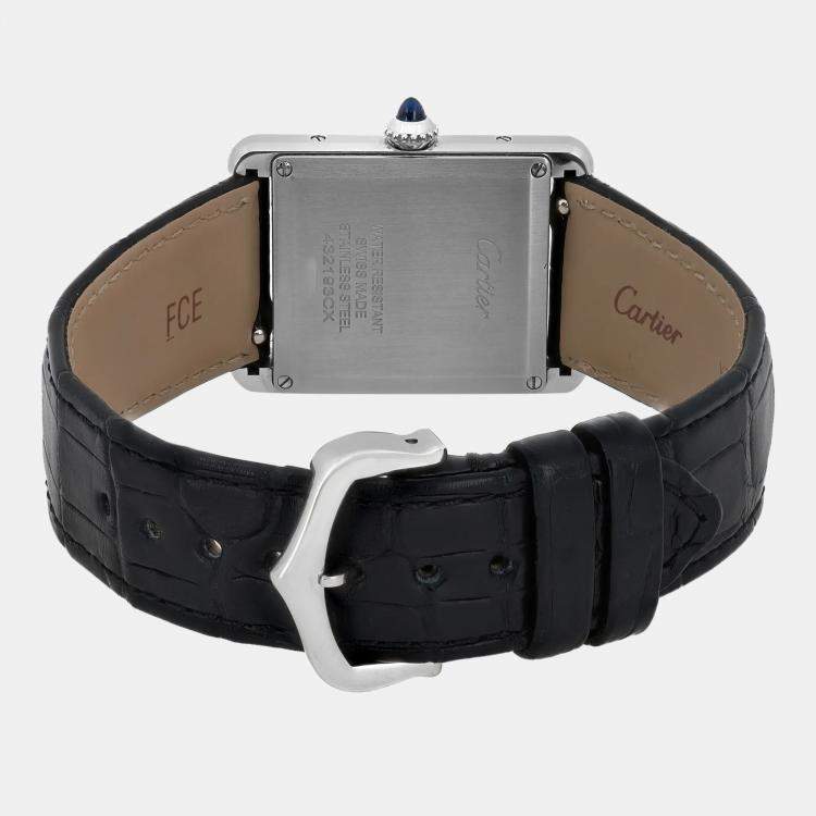 Pre Owned Cartier Tank Must WSTA0072 Quartz Stainless Steel Women's Wristwatch 25.5 mm