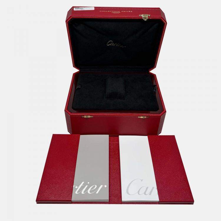 Pre Owned Cartier Tank A Vis W1529451 Automatic Silver 18k Yellow Gold Women’s Wristwatch 27 mm