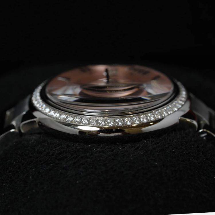 Pre Owned Cartier Ballon Bleu W4BB0037 Automatic Pink Stainless Steel Women's Wristwatch 33 mm