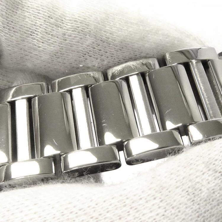 Pre Owned Cartier Tank Must WSTA0051 Quartz Silver Stainless Steel Women's Wristwatch 22 mm  