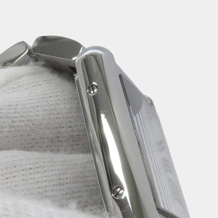 Pre Owned Cartier Tank Must WSTA0051 Quartz Silver Stainless Steel Women's Wristwatch 22 mm  