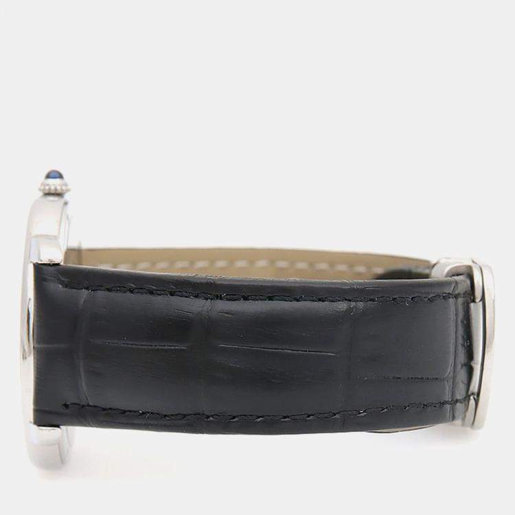 Pre Owned Cartier Ronde Solo W6700255 Quartz Stainless Steel Mens Wristwatch 36 mm