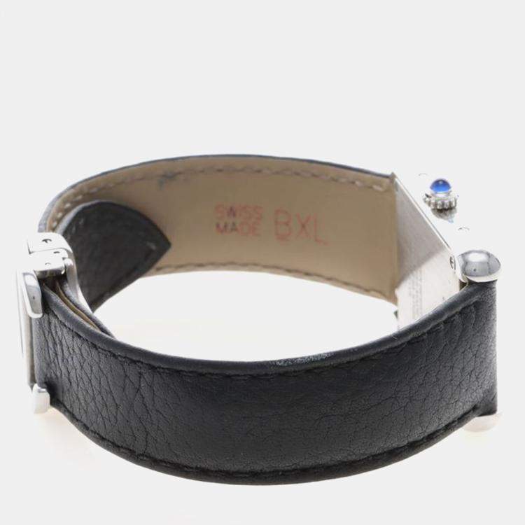 Pre Owned Cartier Tank Solo WSTA0030 Quartz Stainless Steel Womens Wristwatch 24.5 mm