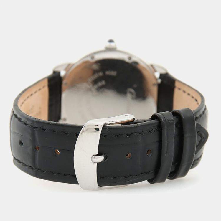Pre Owned Cartier Ronde Solo W6700255 Quartz Stainless Steel Men's Wristwatch 36 mm