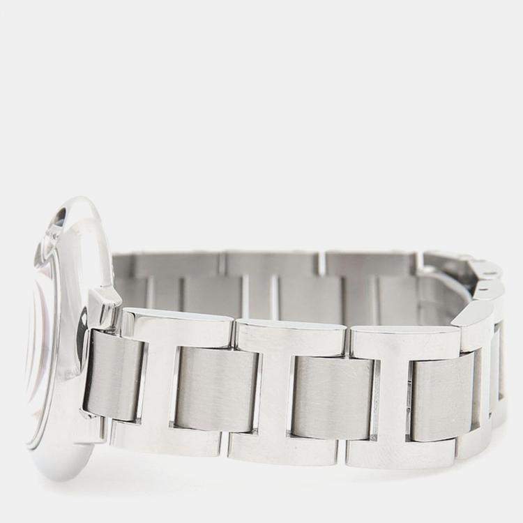 Pre Owned Cartier Ballon Bleu W6920038 Quartz Stainless Steel Women's Wristwatch 28 mm