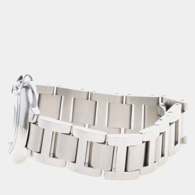 Pre Owned Cartier Ballon Bleu W69010Z4 Quartz Stainless Steel Women's Wristwatch 28 mm