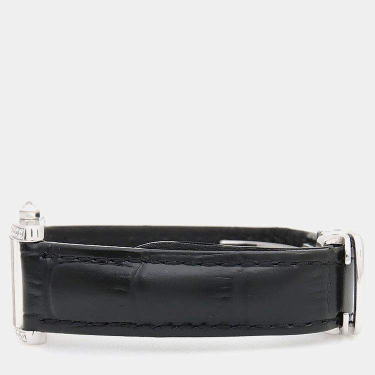 مملوكة مسبقًا Cartier Tank Francaise WE100251 Quartz White Gold Women's Wristwatch 20.5 mm