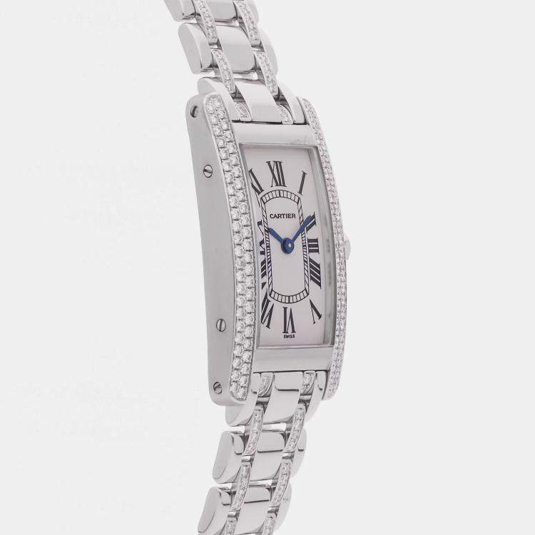 Pre Owned Pre-Owned Cartier Tank Americaine WB7018JP 28 mm x 19 mm