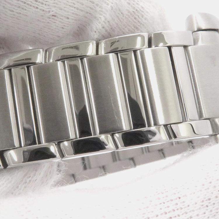 Pre Owned Cartier Tank Francaise WSTA0065 Quartz Silver Stainless Steel Women's Wristwatch 21 mm