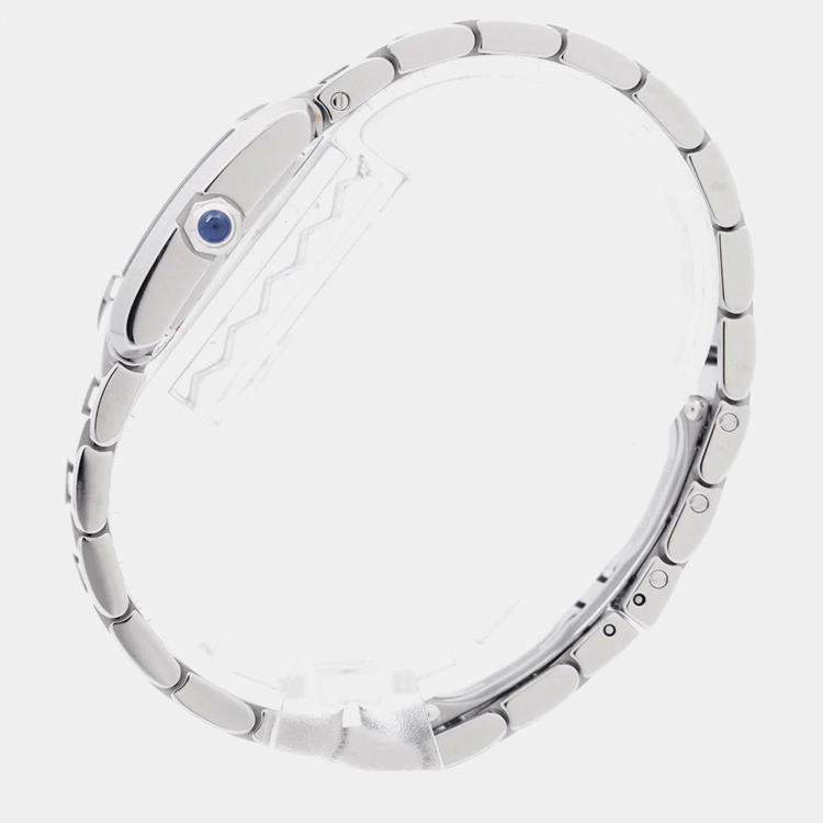 Pre Owned Cartier Tank Francaise WSTA0065 Quartz Silver Stainless Steel Women's Wristwatch 21 mm