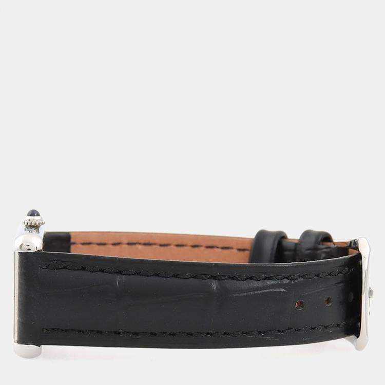 Pre Owned Cartier Tank Solo W5200013 Quartz White Stainless Steel Women's Wristwatch 31mm