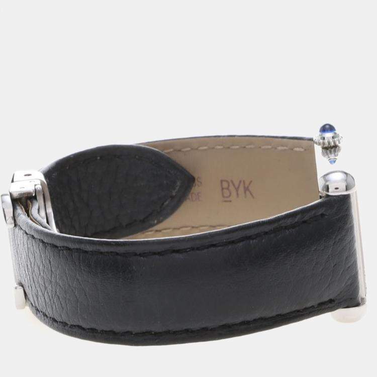 مملوكة مسبقًا Cartier Tank Solo WSTA0030 Quartz White Stainless Steel Women's Wristwatch 31mm