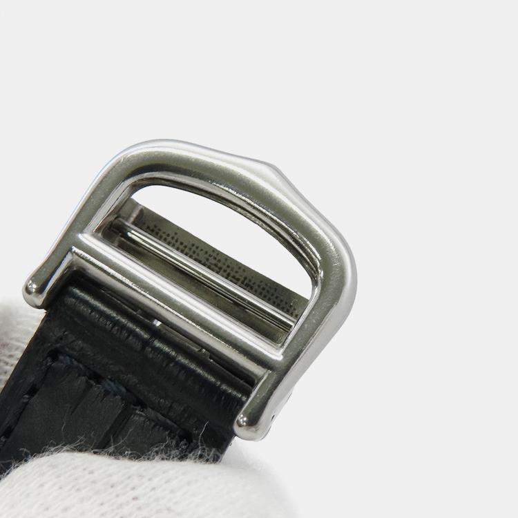 Pre Owned Cartier Tank W1016830 Quartz Grey Stainless Steel Women's Wristwatch 22 mm