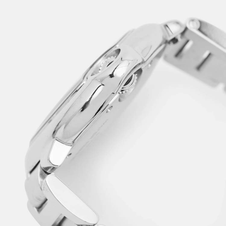 Pre Owned ساعة يد للجنسين كارتييه بالون بلو CRWSBB0044 ستانلس ستيل فضية 33 مم