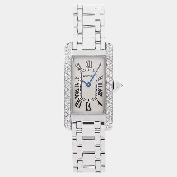 Pre Owned Pre-Owned Cartier Tank Americaine WB7018L1 28mm x 19mm