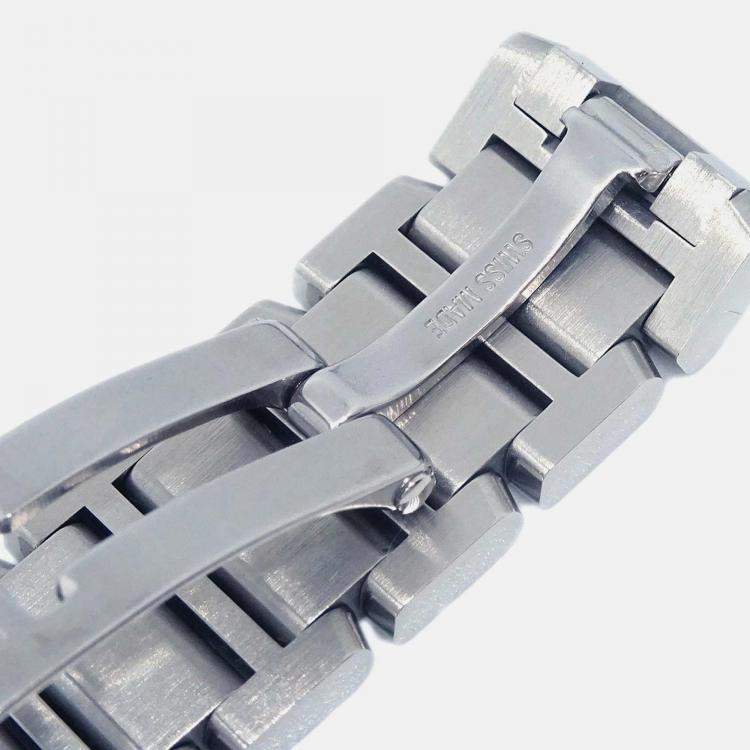 Pre Owned Cartier Tank Francaise W51030Q3 Quartz Pink Stainless Steel Women's Wristwatch 20 mm