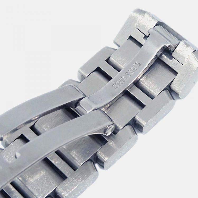 Pre Owned Cartier Tank Francaise W51030Q3 Quartz Pink Stainless Steel Women's Wristwatch 20 mm