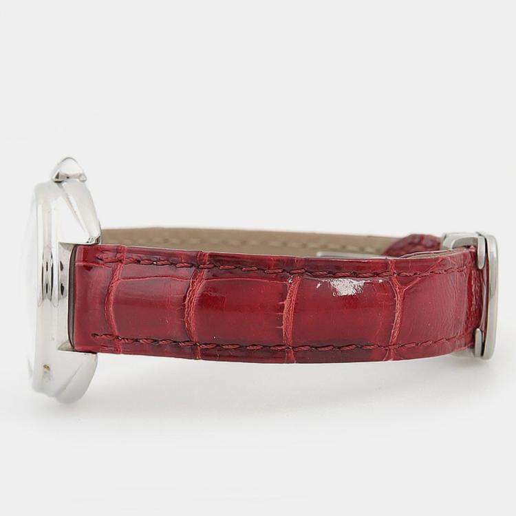 Pre Owned Cartier Cle de Cartier WSCL0016 Automatic Silver Dial Stainless Steel Women's Wristwatch 31mm