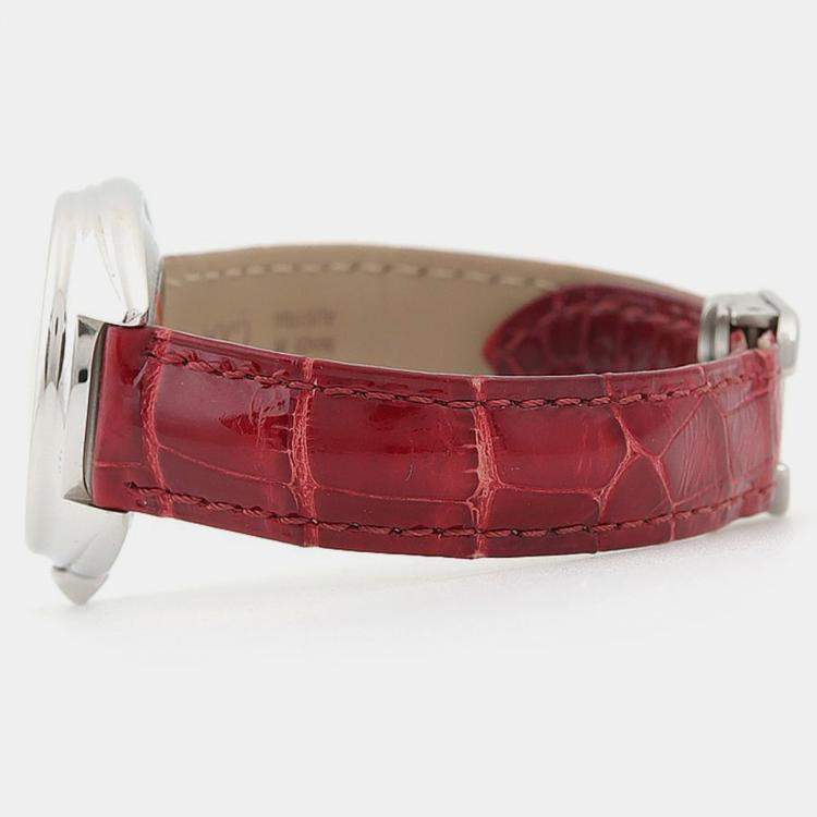 Pre Owned Cartier Cle de Cartier WSCL0016 Automatic Silver Dial Stainless Steel Women's Wristwatch 31mm