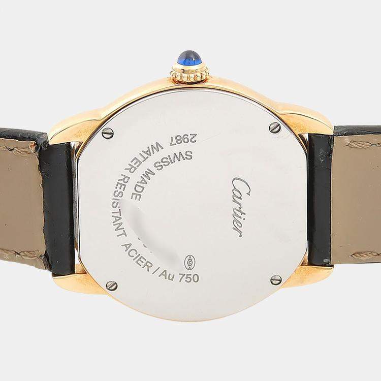 Pre Owned Cartier Ronde Solo W6700355 Quartz Stainless Steel Women's Wristwatch 29.5 mm