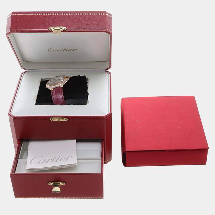 Pre Owned Cartier Ballon Bleu WE900551 Automatic 18K Rose Gold Women's Wristwatch 36 mm