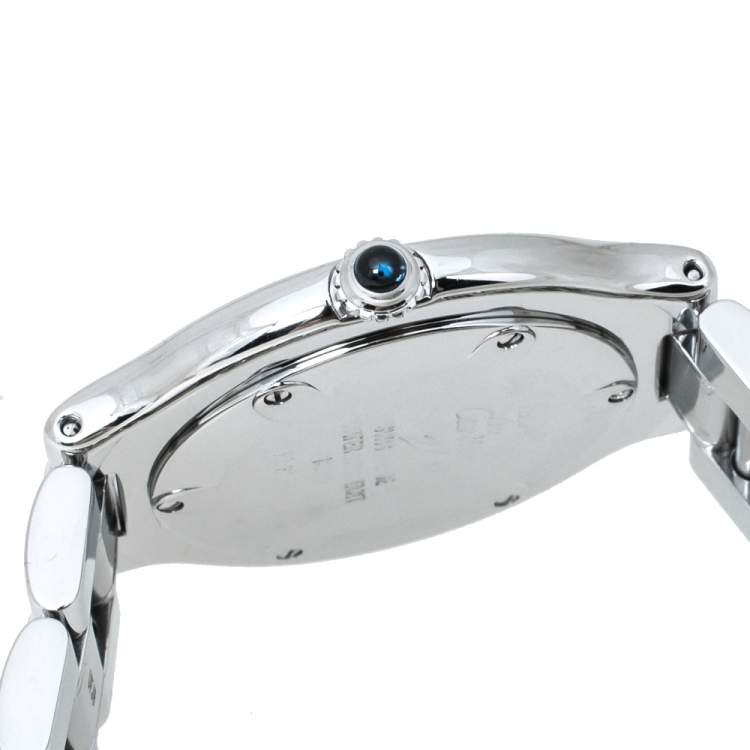 Pre Owned Cartier Silver Stainless Steel Must De Cartier 21 Women's Wristwatch 31 mm