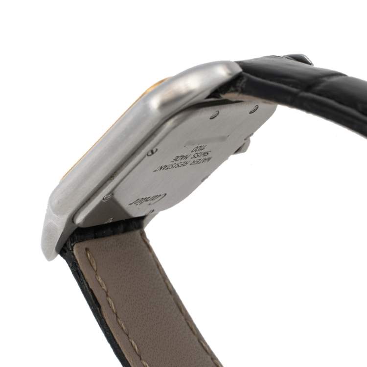 Pre Owned Cartier 18K Yellow Gold & Stainless Steel Panthere 1100 Women's Wristwatch 27 mm