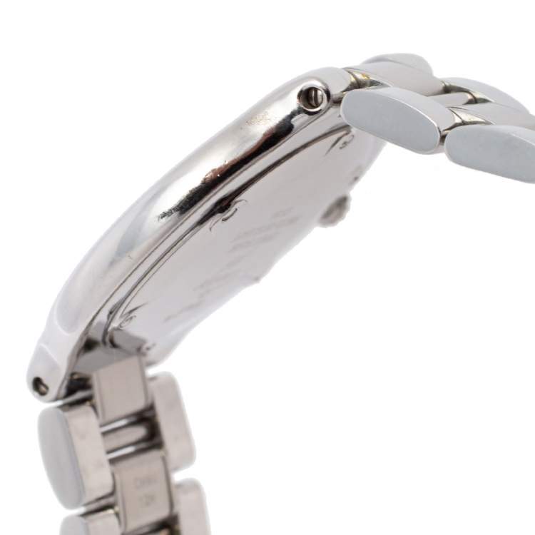 مملوكة مسبقًا Cartier Silver Stainless Steel Must de Cartier 21 1330 Women's Wristwatch 31 mm
