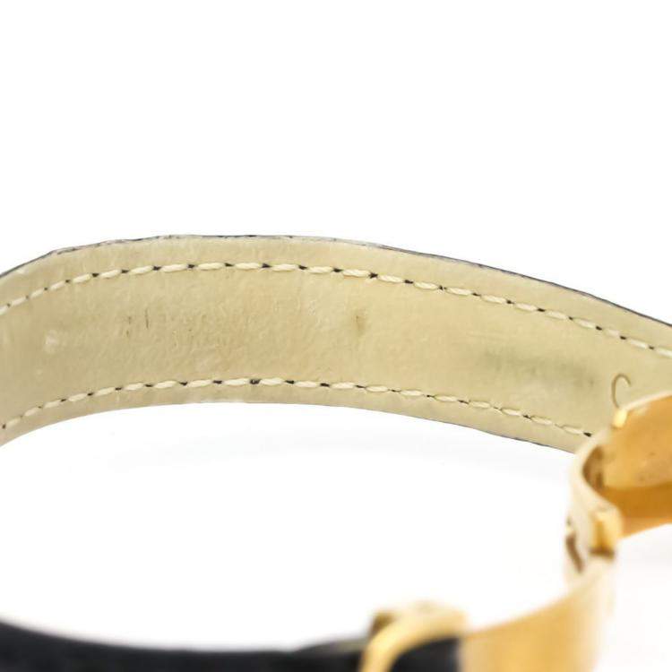 Pre Owned Cartier Silver Gold Plated Stainless Steel Must Trinity Vermeil W1010644 Quartz Women's Wristwatch 26 MM